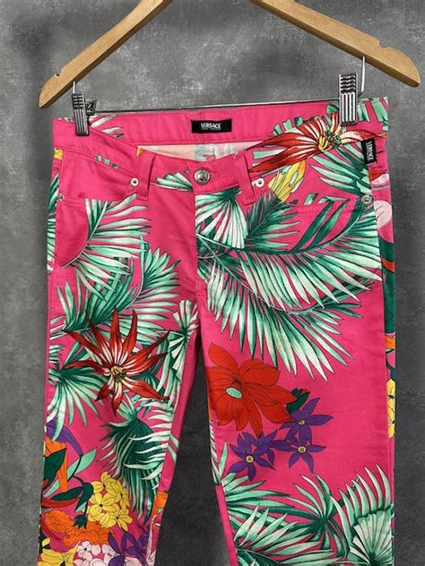 versace jeans couture tropical|Versace couture jeans.